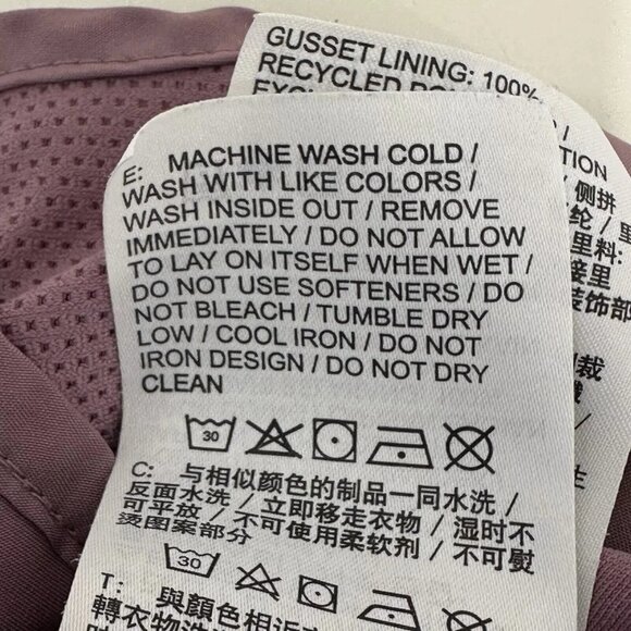 Nike Running Short Women Medium Lilac Elastic Waist Drawcord Lined Dri-Fit - Picture 5 of 6